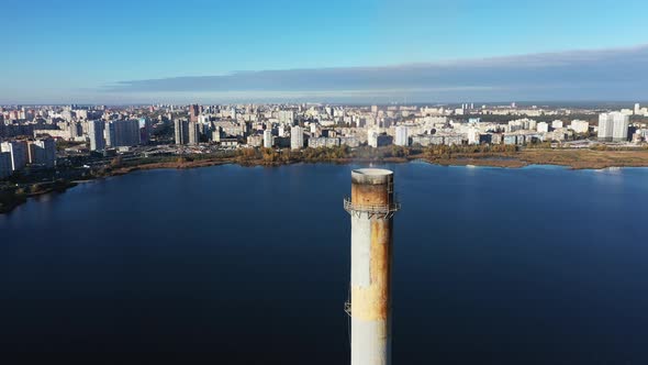 Environmental Pollution by an Incinerator in the City alt