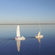 Flying Above Two Yachts - VideoHive Item for Sale
