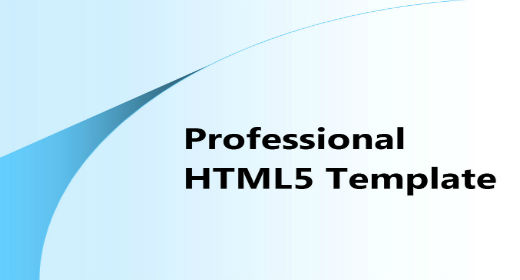 Professional HTML5 Template