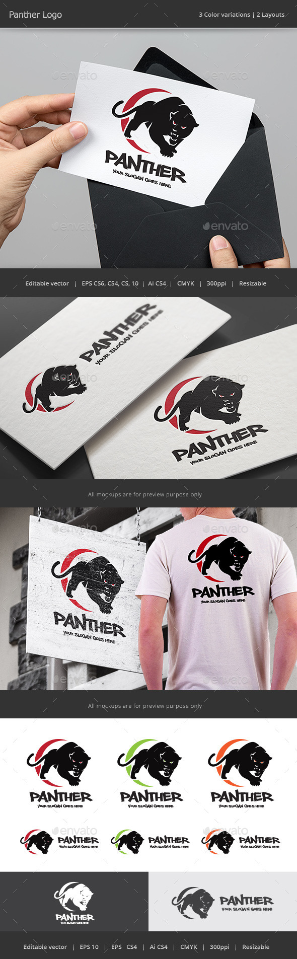 Panther Logo - Animals Logo Templates
