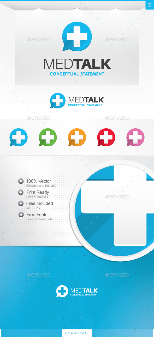 Med Talk Logo - Symbols Logo Templates