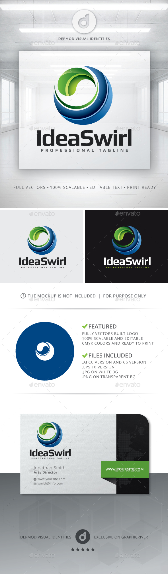 Idea Swirl Logo - Symbols Logo Templates