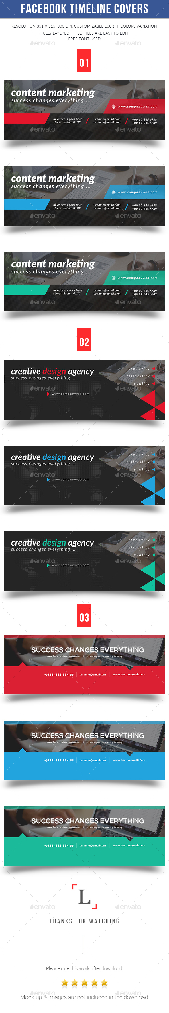 Facebook Timeline Covers Bundle - Facebook Timeline Covers Social Media