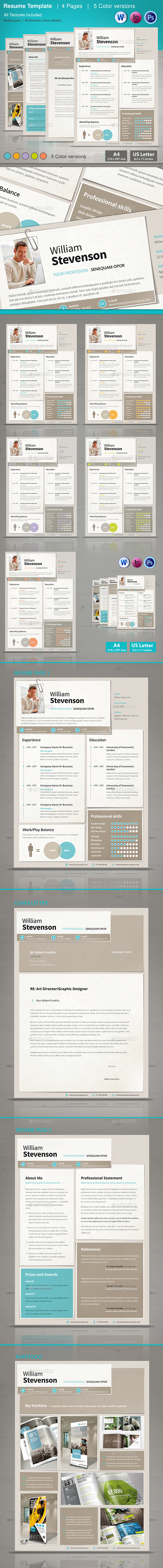 Resume/CV Template - Resumes Stationery