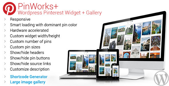 Pinworks Wordpress Pinterest Gallery Widget By Artorius Codecanyon