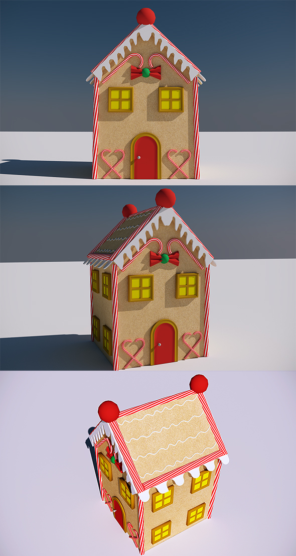 Gingerbread House - 3Docean 13544745
