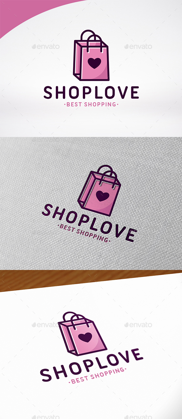 Love Shopping Logo Template - Symbols Logo Templates