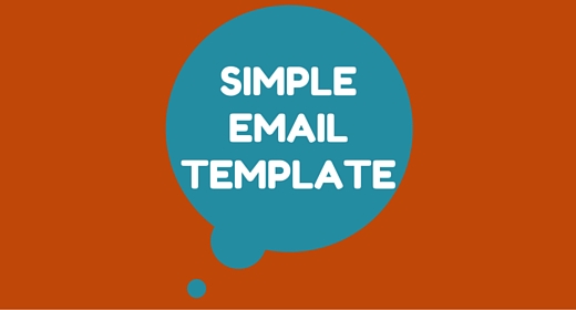 Simple Email Template