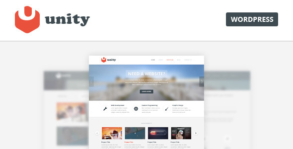 Unity - Multipurpose PSD Template