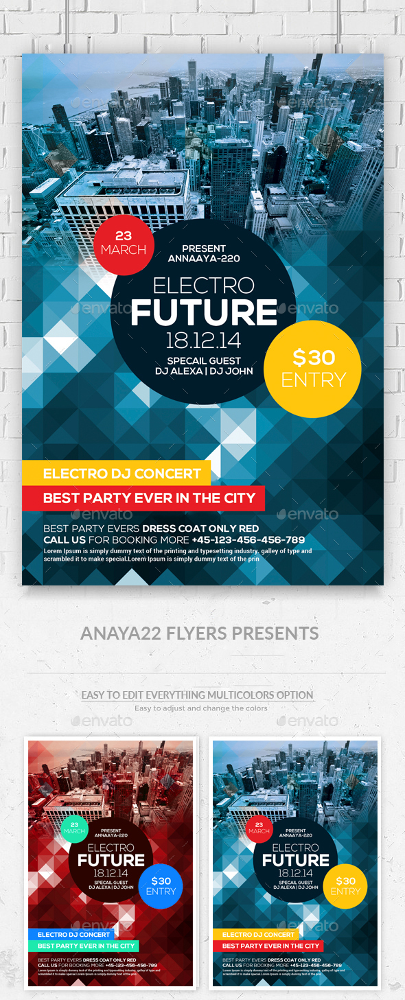 City Night Flyer - Clubs & Parties Events