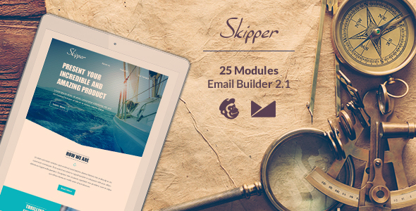 Skipper Email-Template + - ThemeForest 13550056