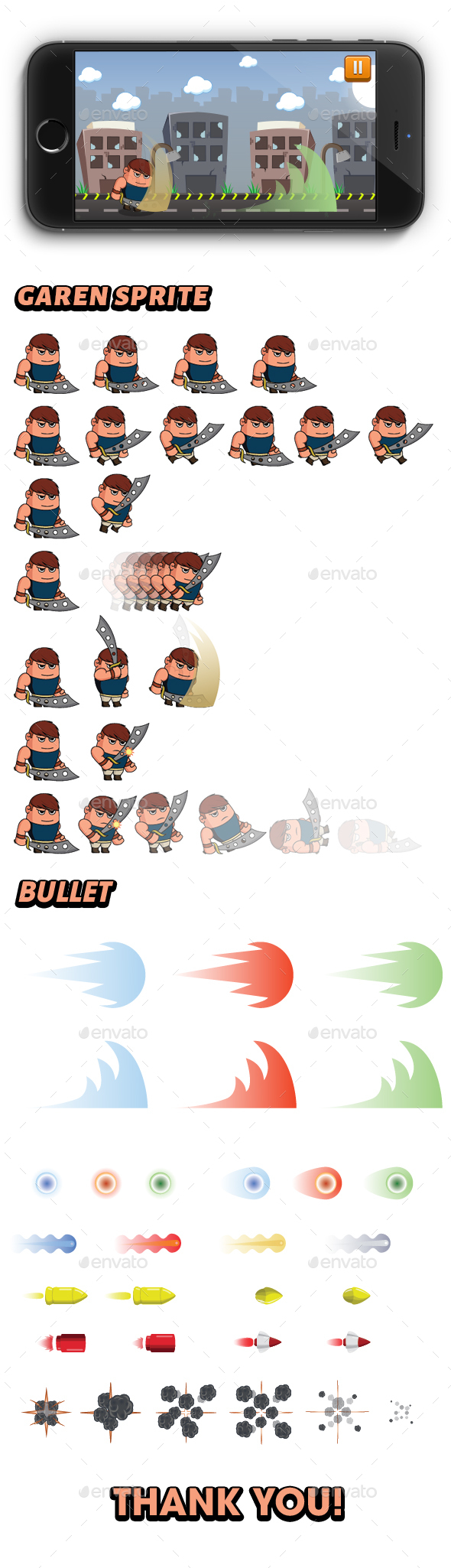 Garen Sprite - Sprites Game Assets