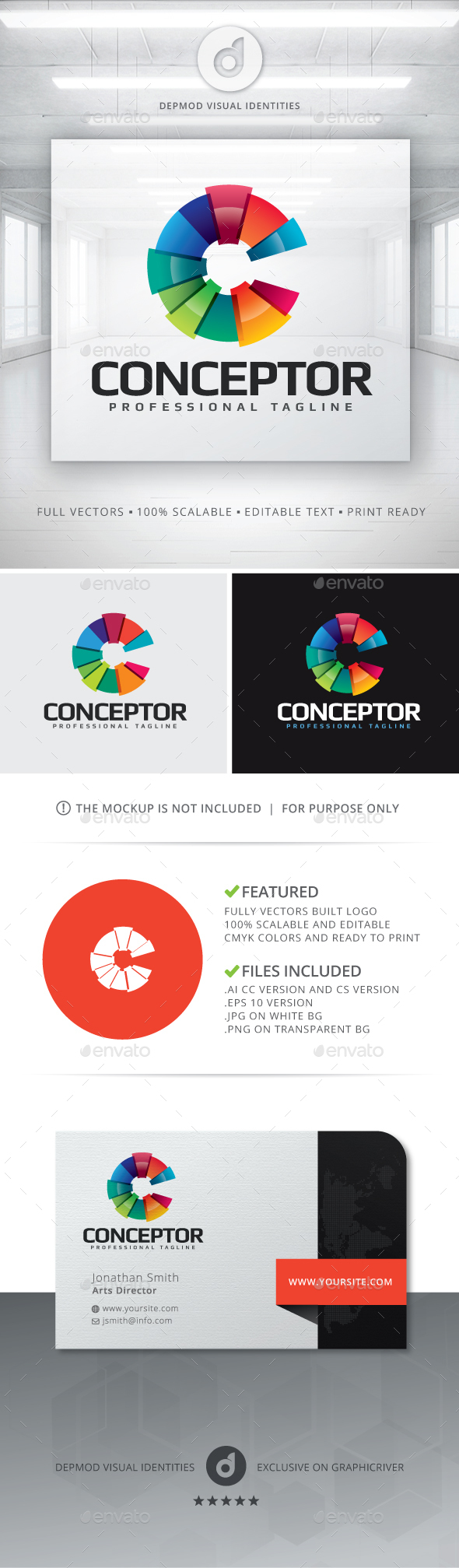 Conceptor Logo - Abstract Logo Templates