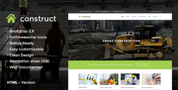 Construct - HTML5 - ThemeForest 12450997
