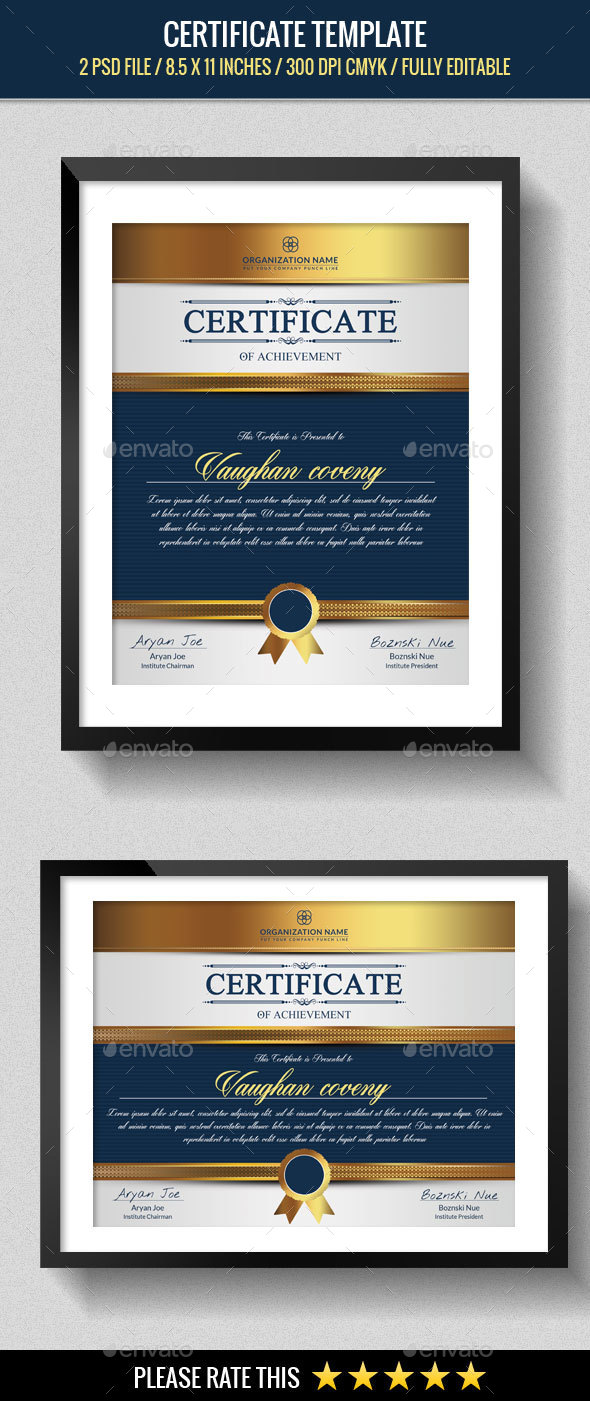 Multipurpose Certificates Template - Certificates Stationery