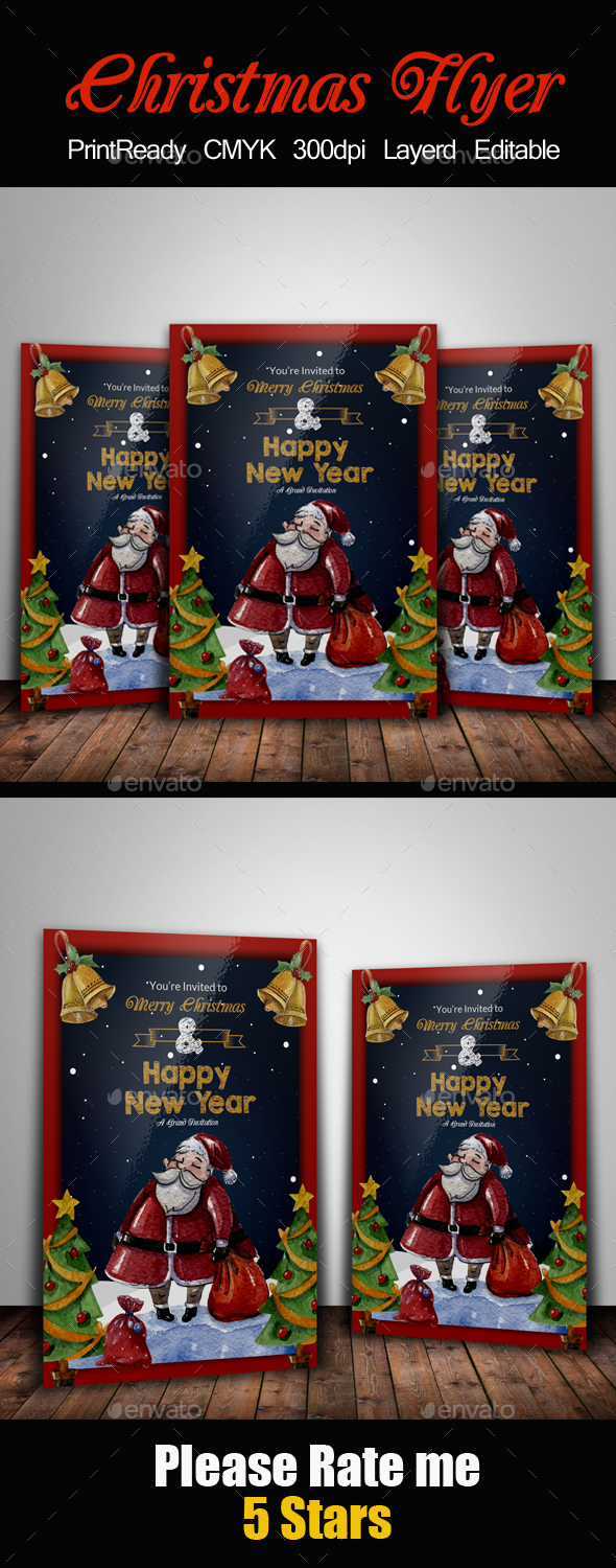 Merry Christmas Flyer Templates - Events Flyers