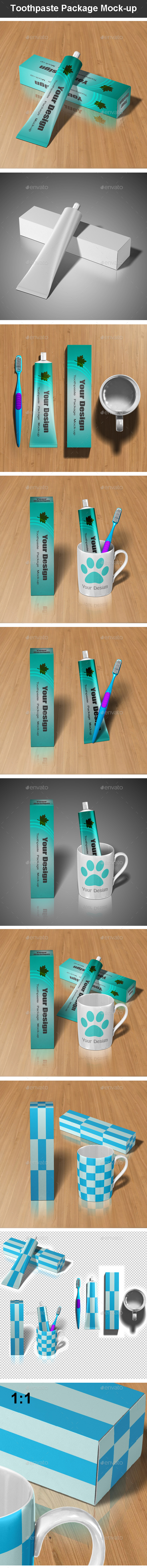 Toothpaste Package Mock-up