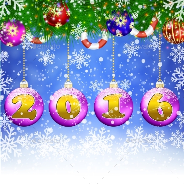 Happy New Year Celebration Background - Christmas Seasons/Holidays