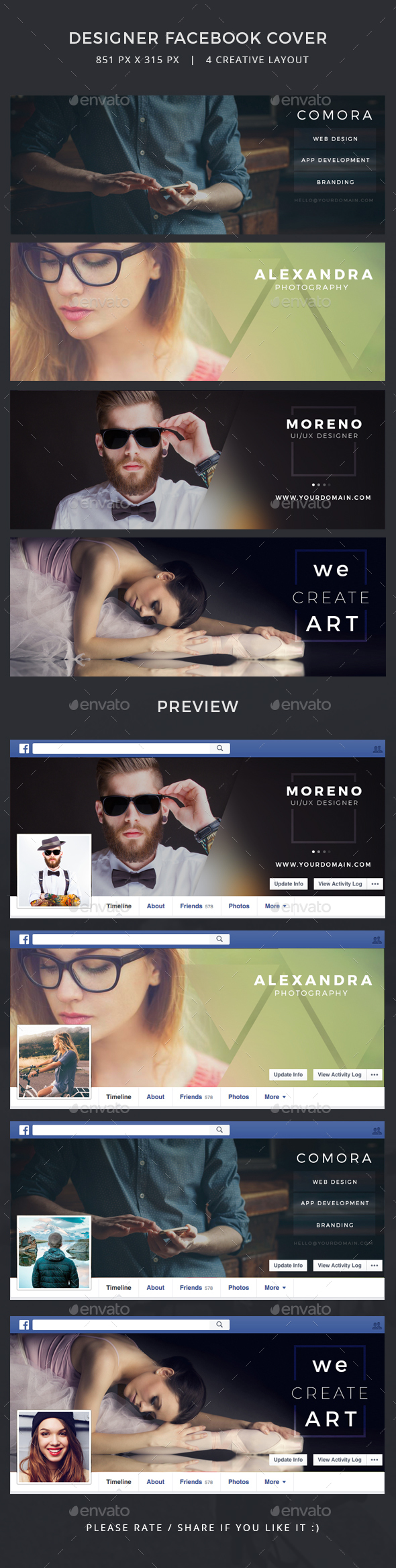 Designer Facebook Cover - Facebook Timeline Covers Social Media