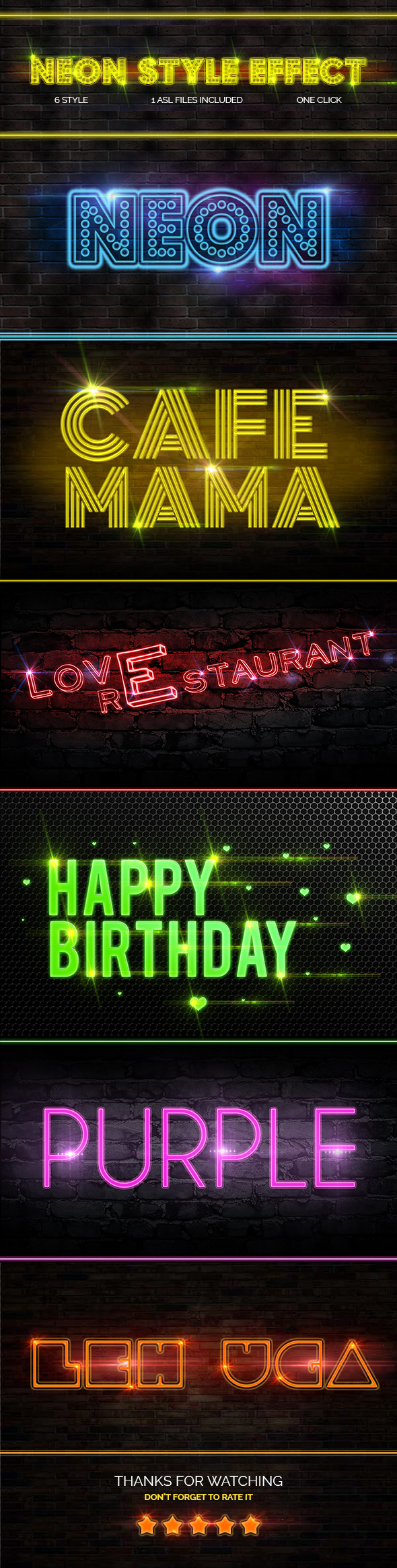 Neon Style Text Effect - Text Effects Styles