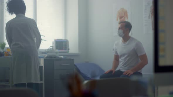 Woman Doctor Preparing Covid Vaccine in Clinic alt