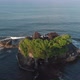 Beautiful aerial view from behind a Temple on Bali Indonesia - VideoHive Item for Sale