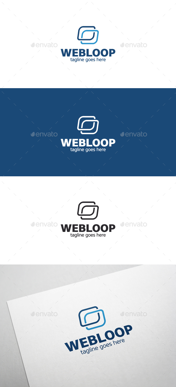 Web Loop Logo - Symbols Logo Templates