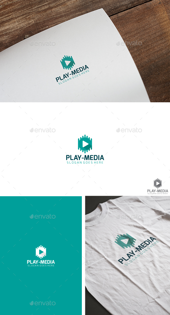 Play Media Logo - Symbols Logo Templates