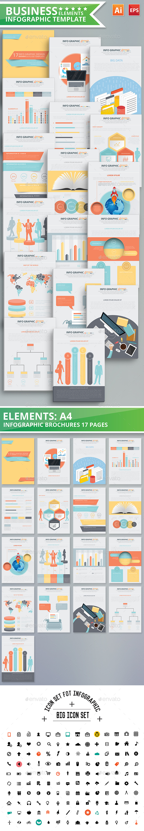 Business Infographic Elements Design