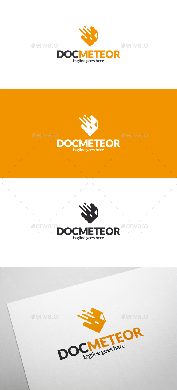Doc Meteor Logo - Objects Logo Templates