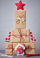 Gift boxes handcraft stack, Christmas decorations - PhotoDune Item for Sale