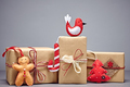 Gift boxes handcraft stack, Christmas decorations - PhotoDune Item for Sale