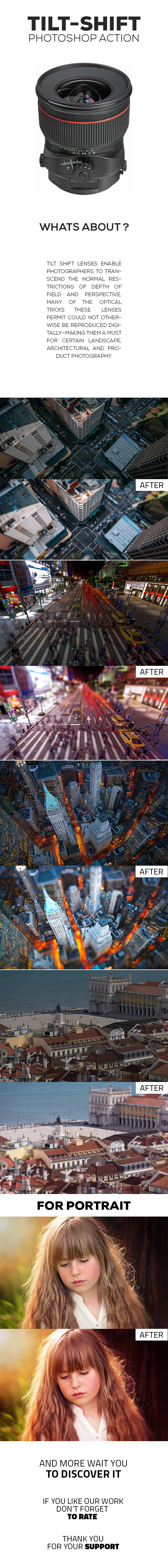 Pro Reflex Tilt-Shift Photoshop Action - Photo Effects Actions