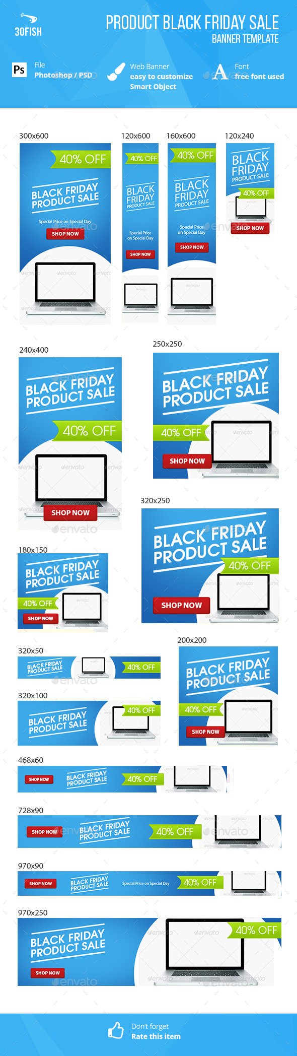 Product Black Friday Sale - Banners & Ads Web Elements