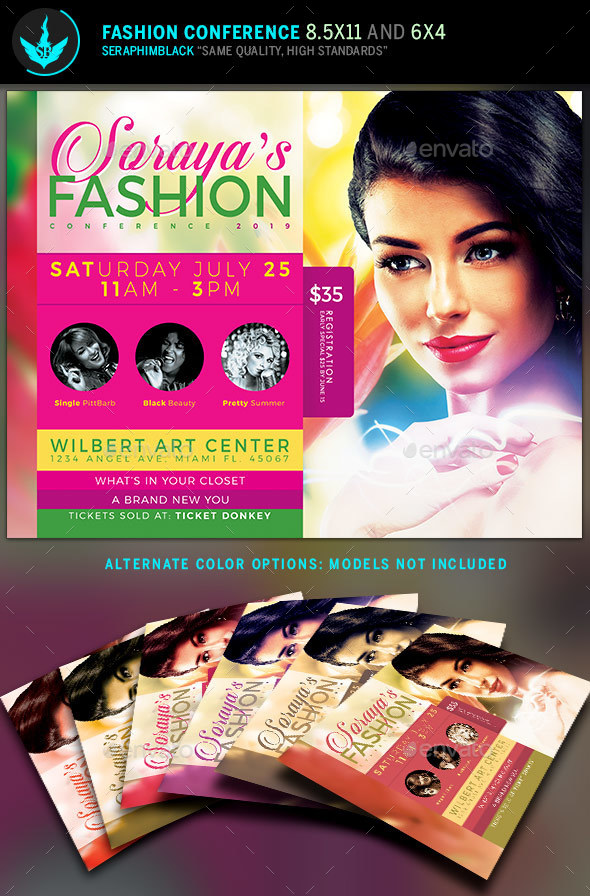 Fashion Conference Flyer Template - Church Flyers