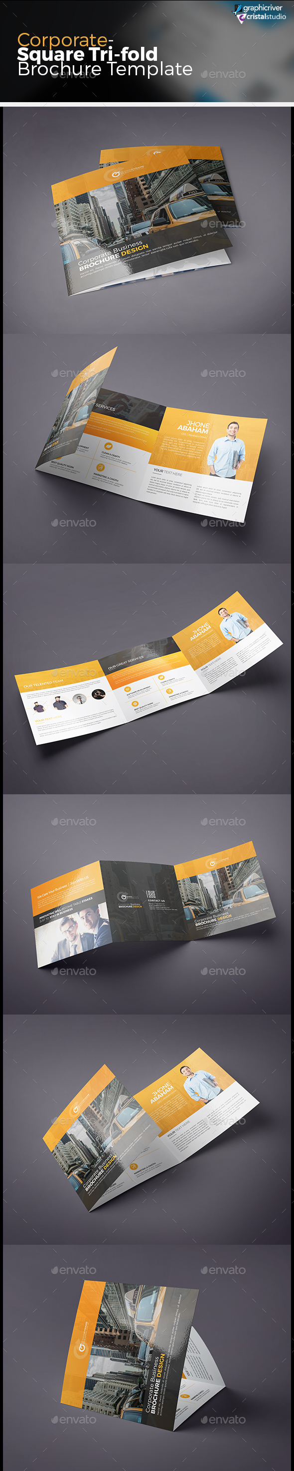 Tri-fold Square Brochure - Corporate Brochures