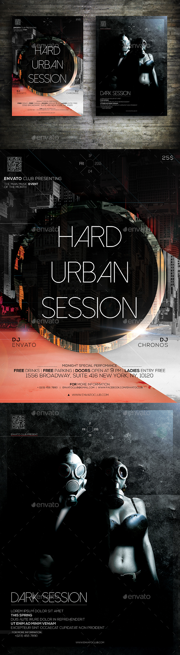 Session Flyer Bundle - Clubs & Parties Events
