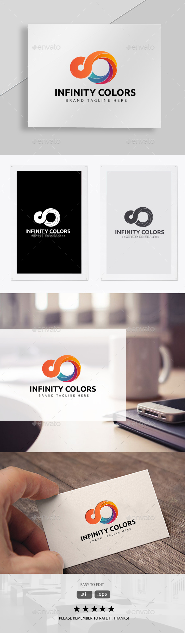 Infinity Colors - Symbols Logo Templates
