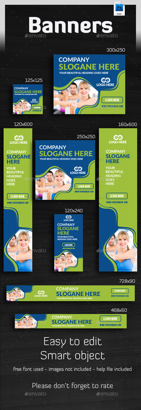 Business Banners - Banners & Ads Web Elements