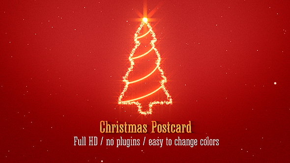 Christmas Postcard - VideoHive 13579860