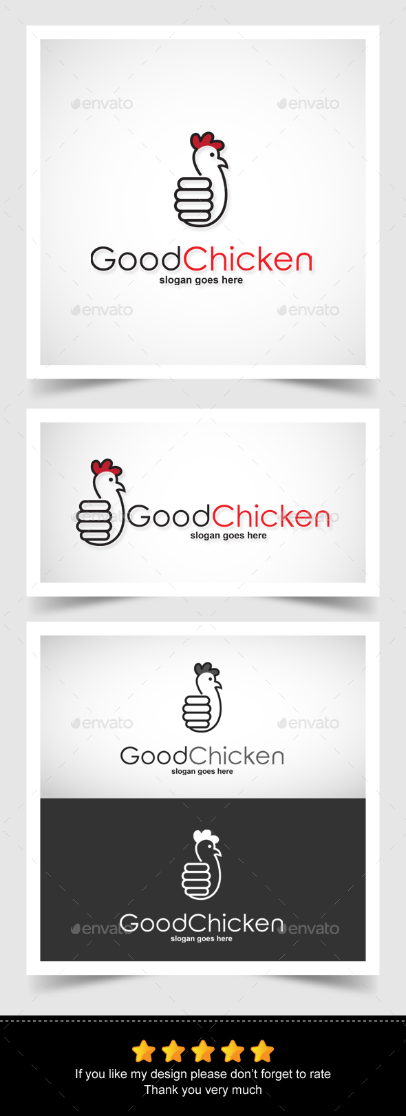 Good Chicken Logo - Animals Logo Templates