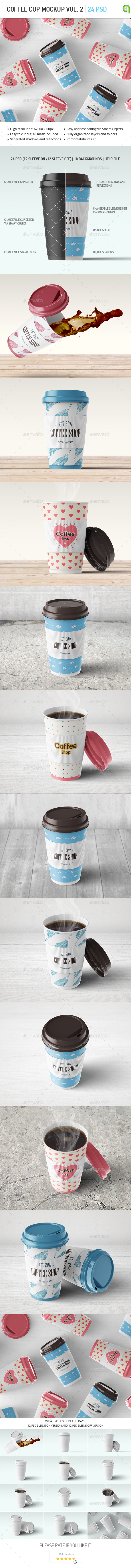 Coffee Cup Mock-up Vol.2 - Food and Drink Packaging
