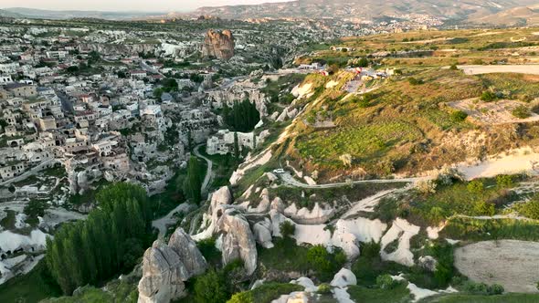 Cappadocia aerial view 4 K Awesome Background alt