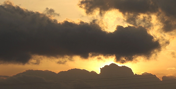 Black Cloud Sunrise 01
