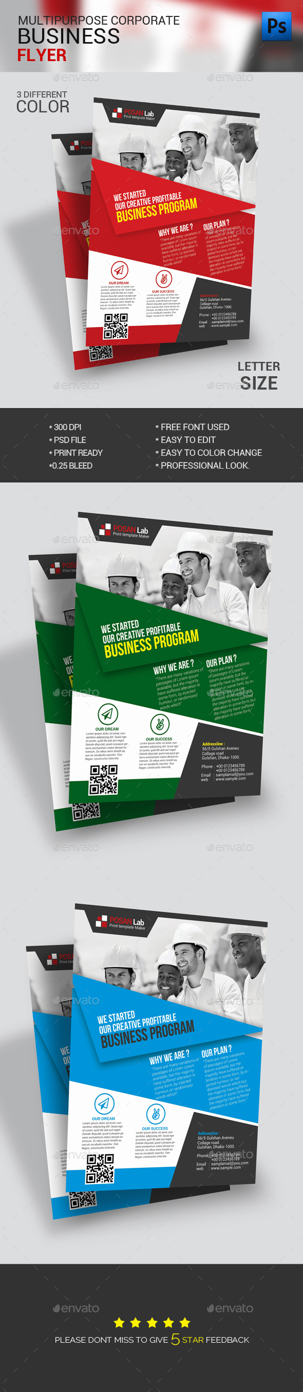 Corporate Business Flyer - Flyers Print Templates