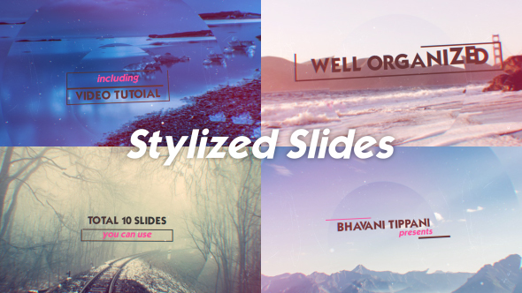 Stylized Slides - VideoHive 13587530