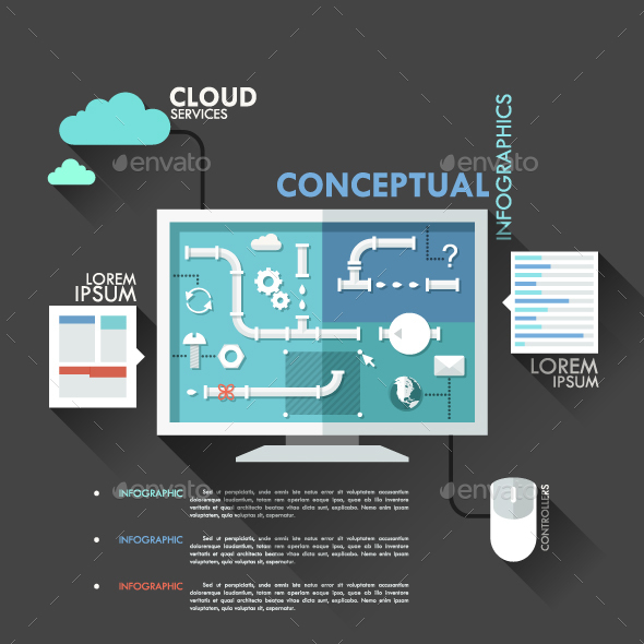 Modern Infographic Options Template - Infographics