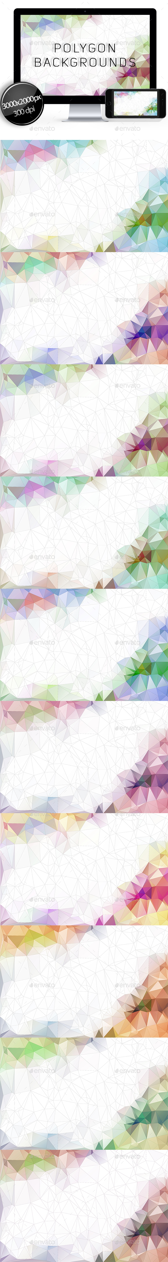 Polygon Backgrounds - Abstract Backgrounds