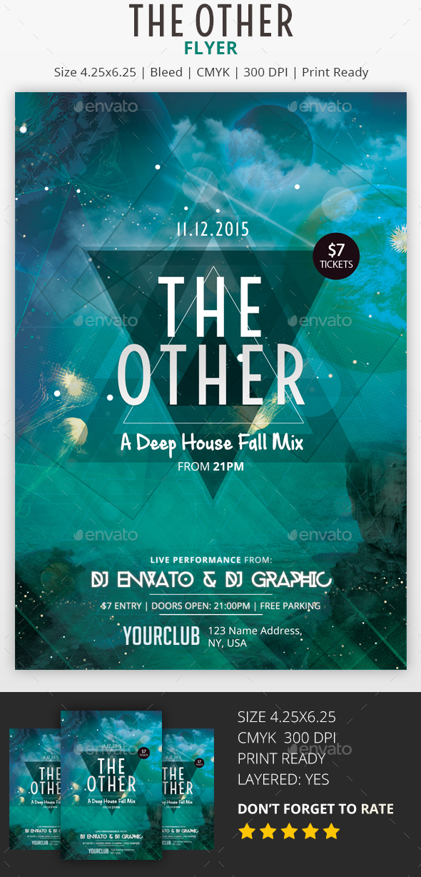 The Other - PSD Flyer - Flyers Print Templates