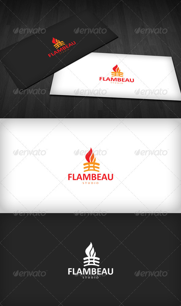 Flambeau Studio Logo, Logo Templates